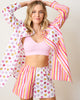 Candy Hearts Stripe - Boyfriend Boxer - Candy Cloud - Printfresh