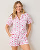 Candy Hearts - Short PJ Set - Pale Pink - Printfresh