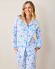 Checkered Hearts - Long PJ Set - Blue Eyes - Printfresh