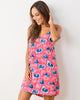 Ostrich Dance - Eco Satin Chic To Sleep Shortie - Fancy Pink - Printfresh