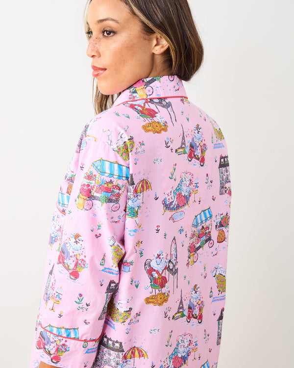 Parisian Poodles - Sleep Shirt - Paris Pink - Printfresh