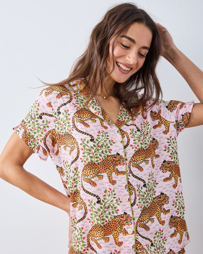 Bagheera - Eco Satin Ruffle Set - Blush - Printfresh