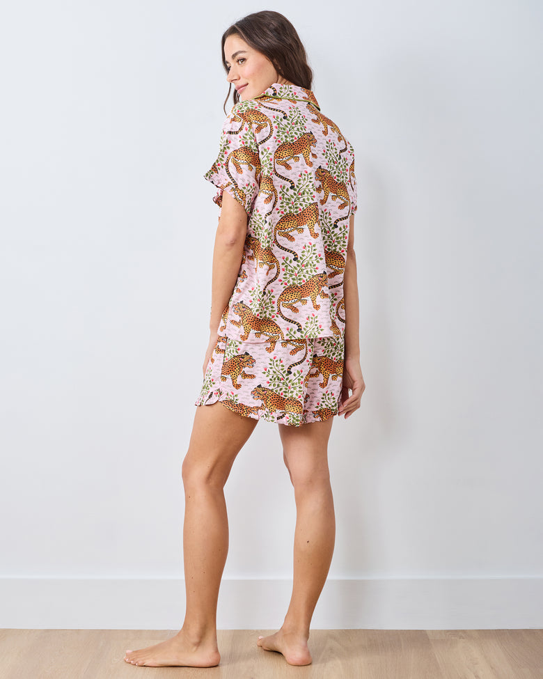 Bagheera - Eco Satin Ruffle Set - Blush - Printfresh