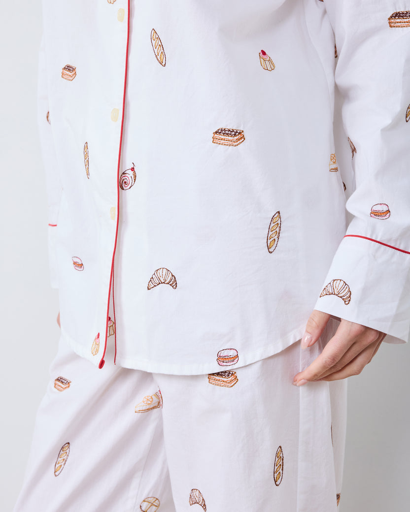 Freshly Baked - Long PJ Set - Cloud - Printfresh