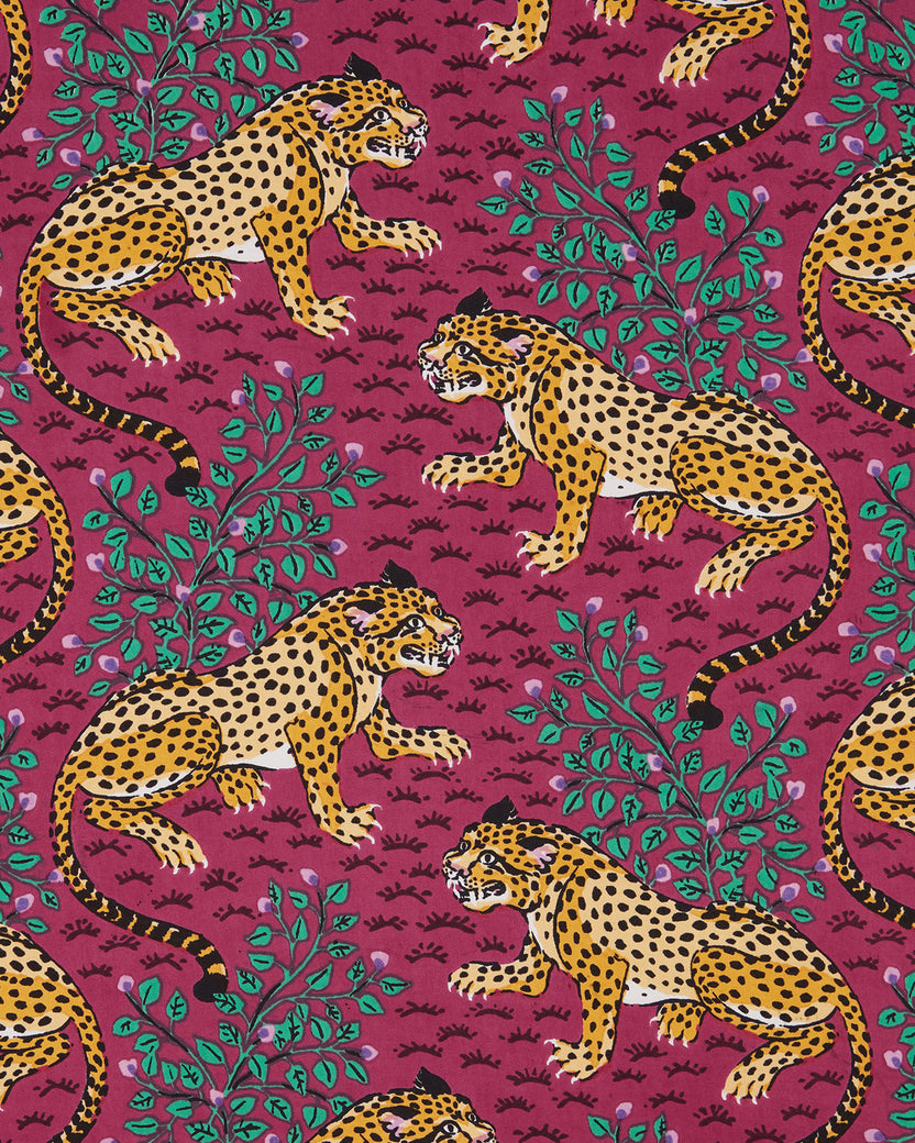 Bagheera - Eco Satin Chic To Sleep Shortie - Wine - Printfresh