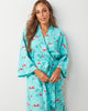 Winter Wonderland - Lightweight Flannel Robe - Snow Day - Printfresh