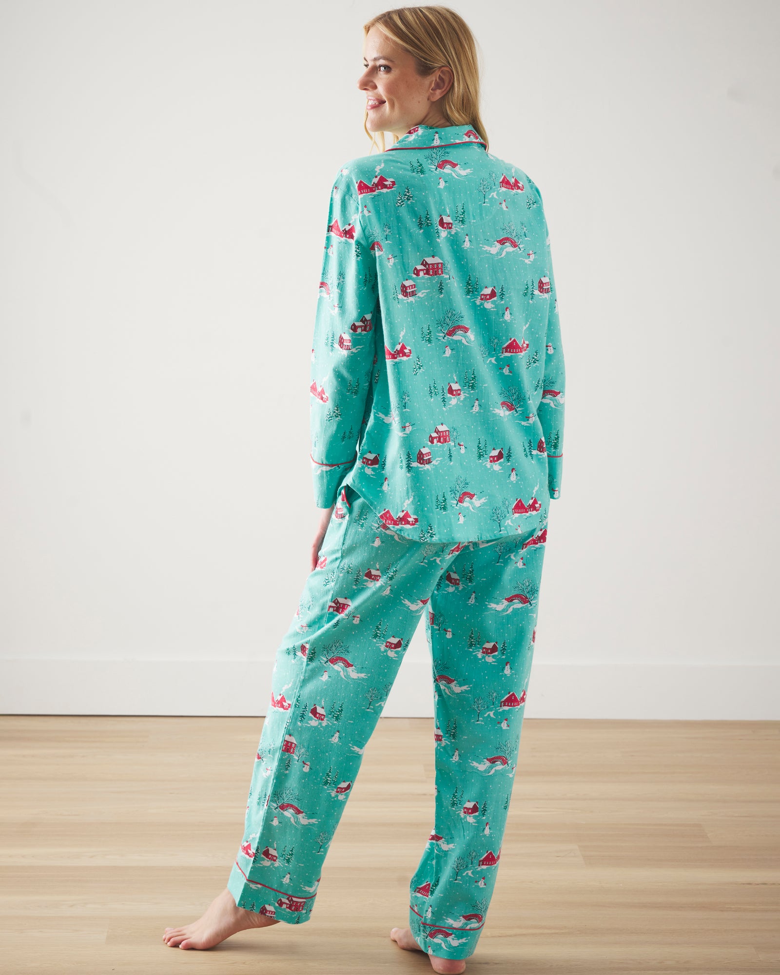 Winter Wonderland - Flannel Long PJ Set - Snow Day - Printfresh