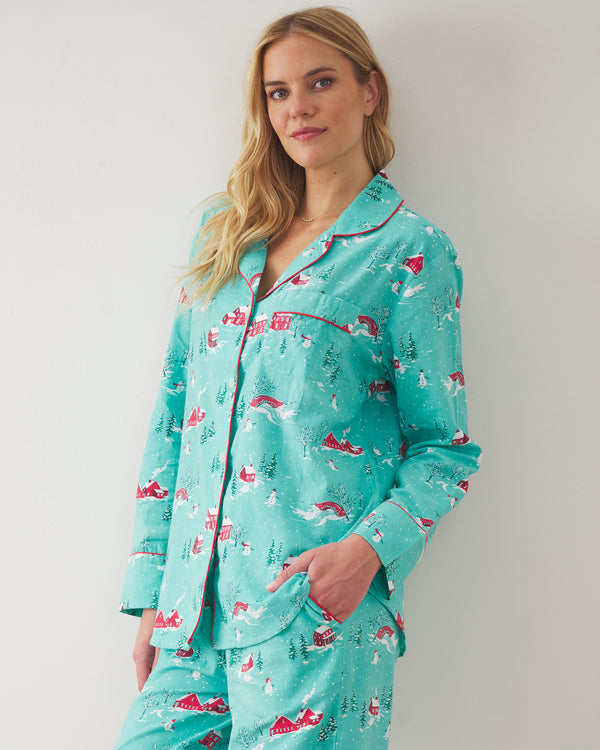 Winter Wonderland - Flannel Long PJ Set - Snow Day - Printfresh