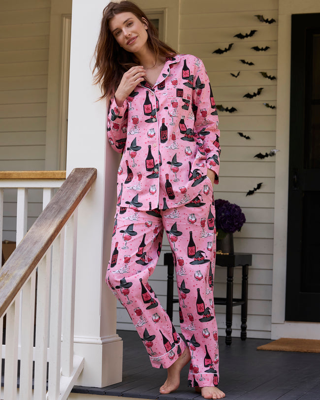 Witch's Brew - Long PJ Set - Pink Potion - Printfresh