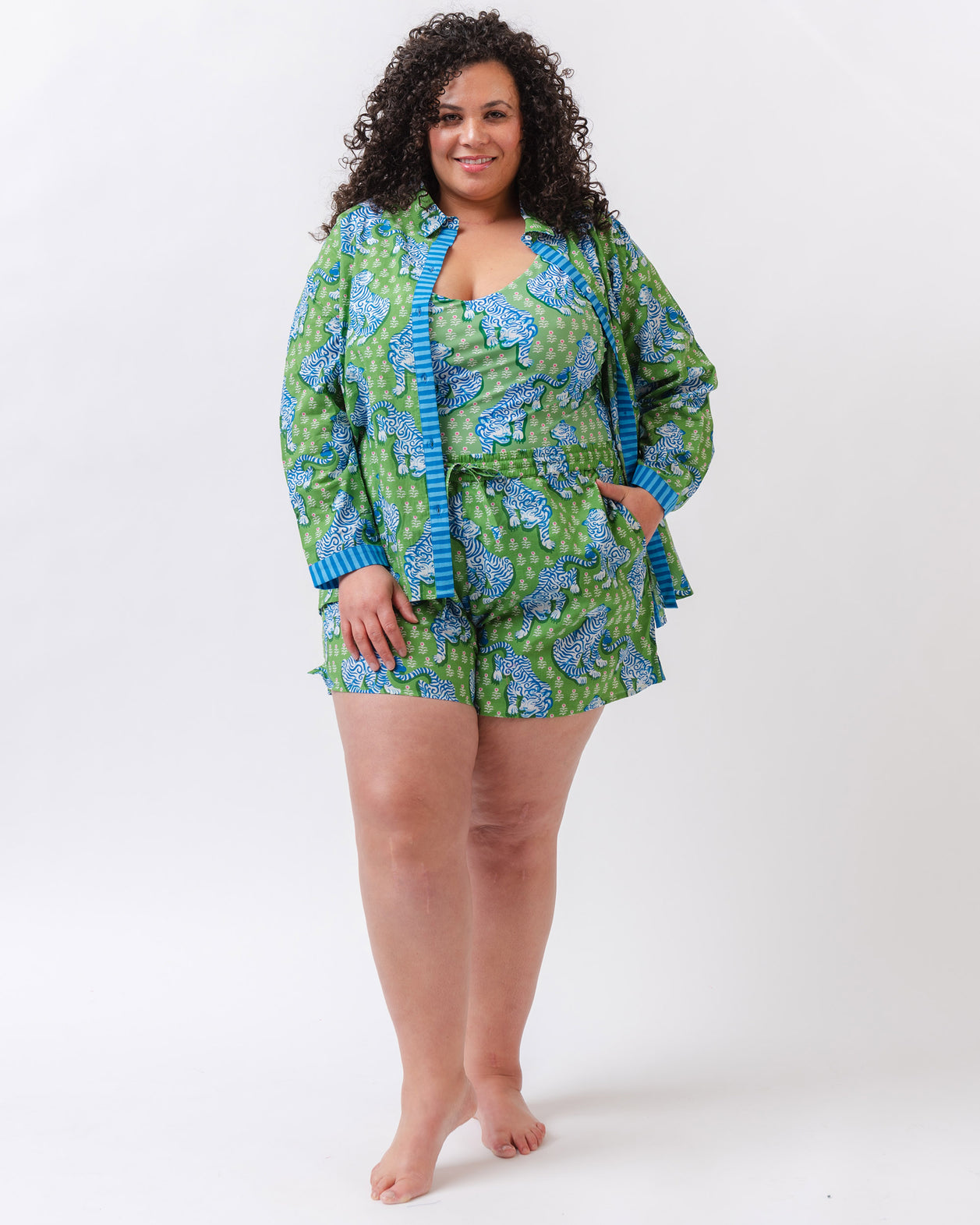 Tiger Queen - Salt Air 2 Piece Set - Sea Grass - Printfresh