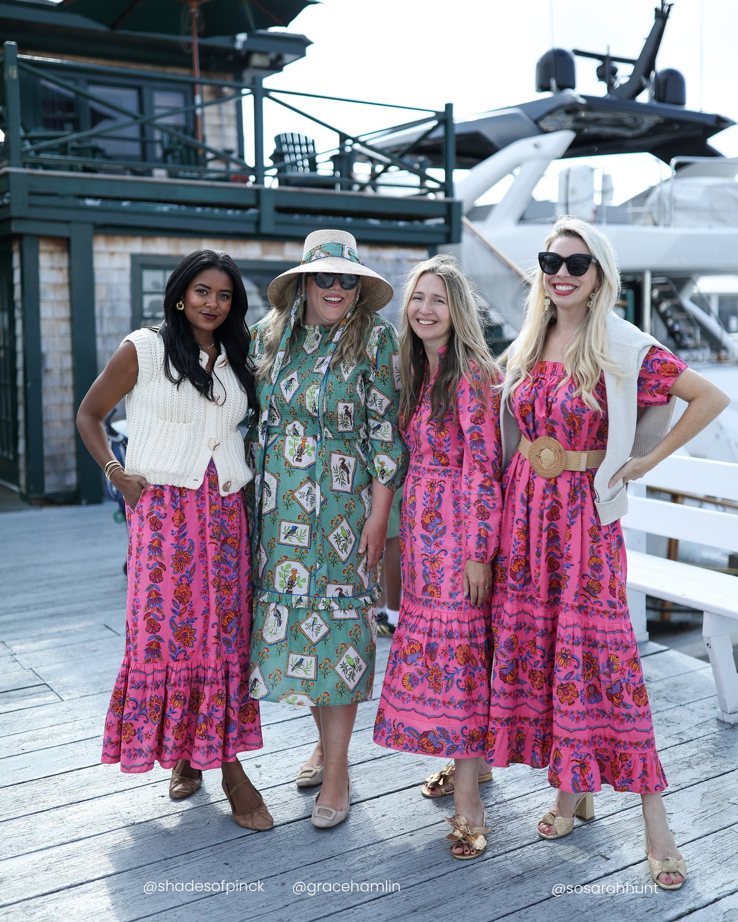 Folklore Flowers - Victoria Skirt - Bright Rose - Printfresh