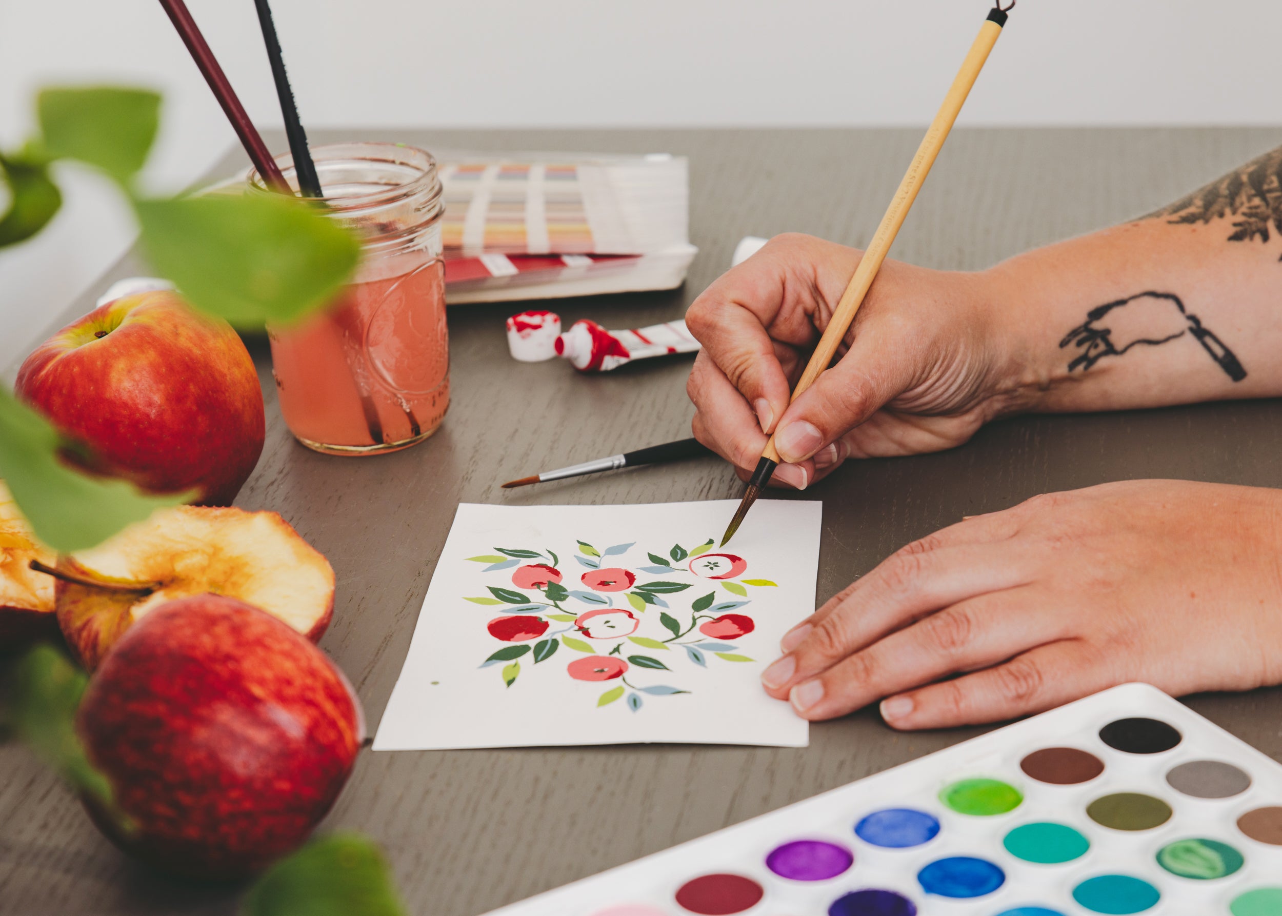 Painting Red Delicious