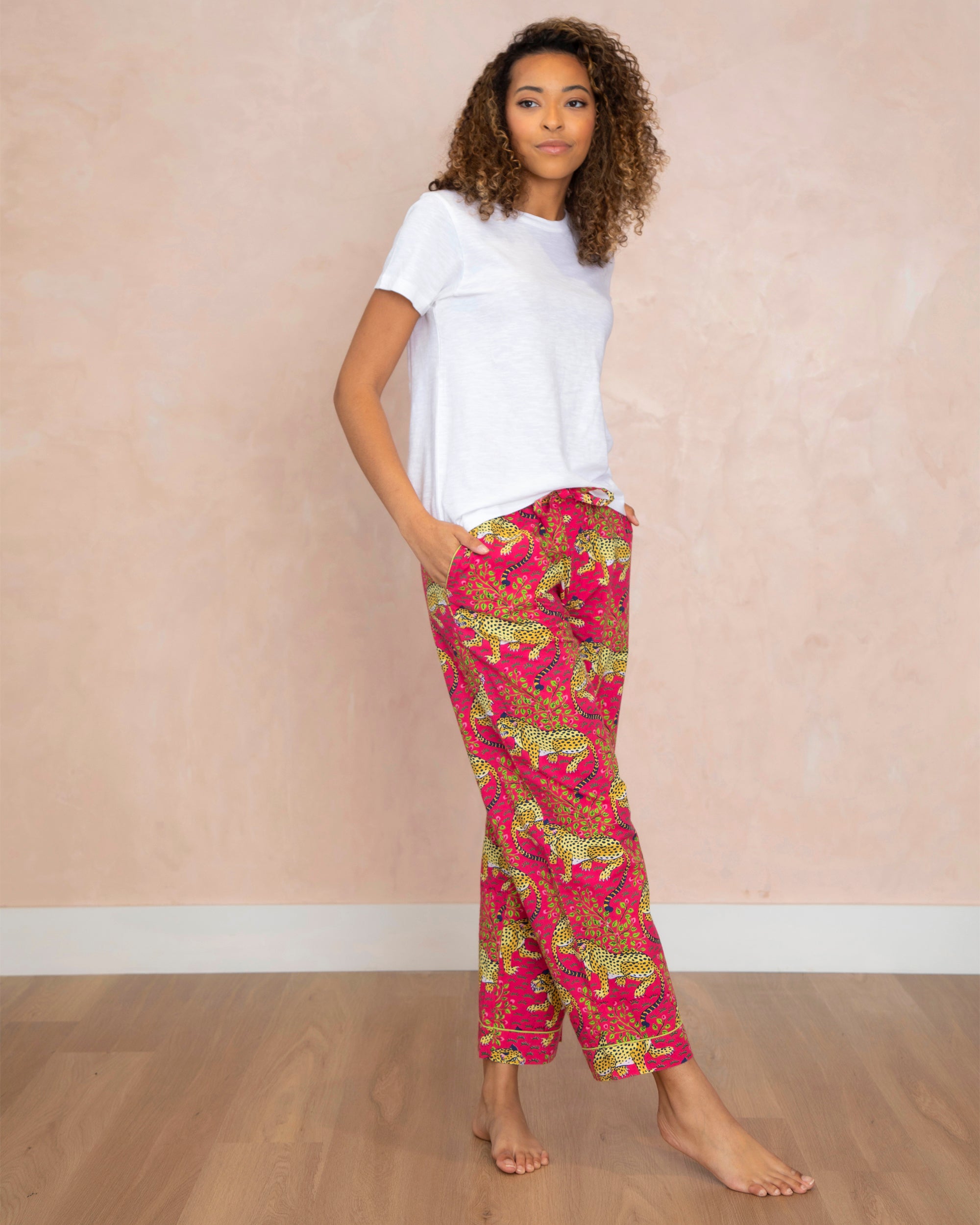 Bagheera - Two T-Shirt and Two Pajama Pants - Multi - Printfresh