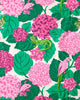 Secret Garden - Quilted Pouch - Pink Hydrangea - Printfresh