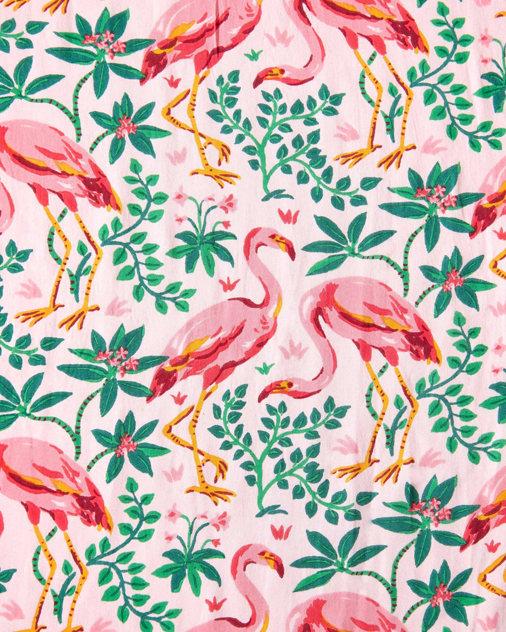 Flock of Flamingos - Tall Satin Wildest Dreams Set - Rose - Printfresh