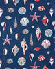 Beachcomber  - Short Sleeve Top & Cropped Pants Set - Shoreline Blue - Printfresh