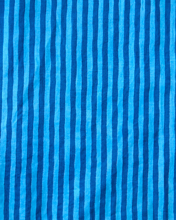 Seaside Stripes - Easy Street Blouse - Saltwater Blue - Printfresh