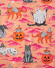 Halloween House Cats - Long PJ Set - Jack O' Lantern - Printfresh