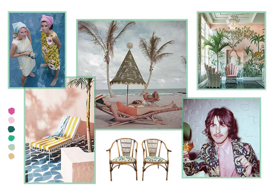 Relaxed & Retro: Camel's Courtyard - Avocado