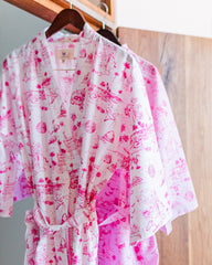 PF x Sean Taylor Girls' Trip Toile - Robe - Pink Cloud - Printfresh