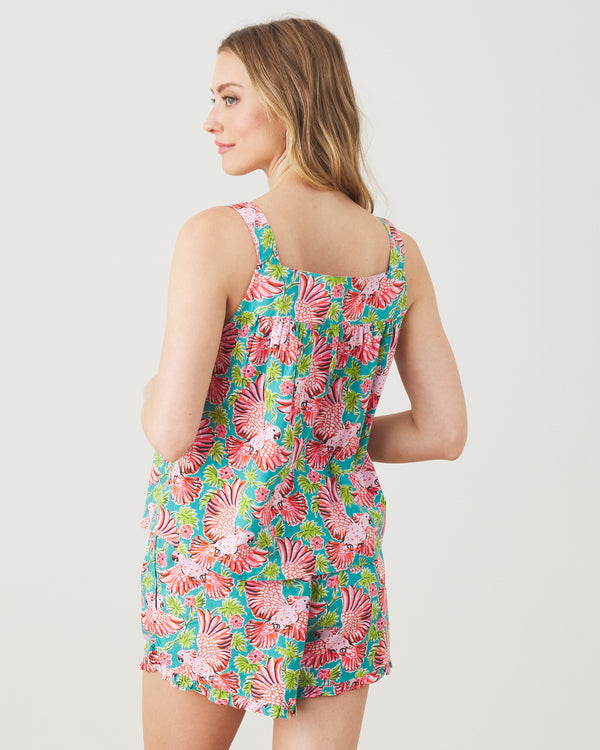 Playful Parrots - Back To Bed Short Set - Tropical - Printfresh