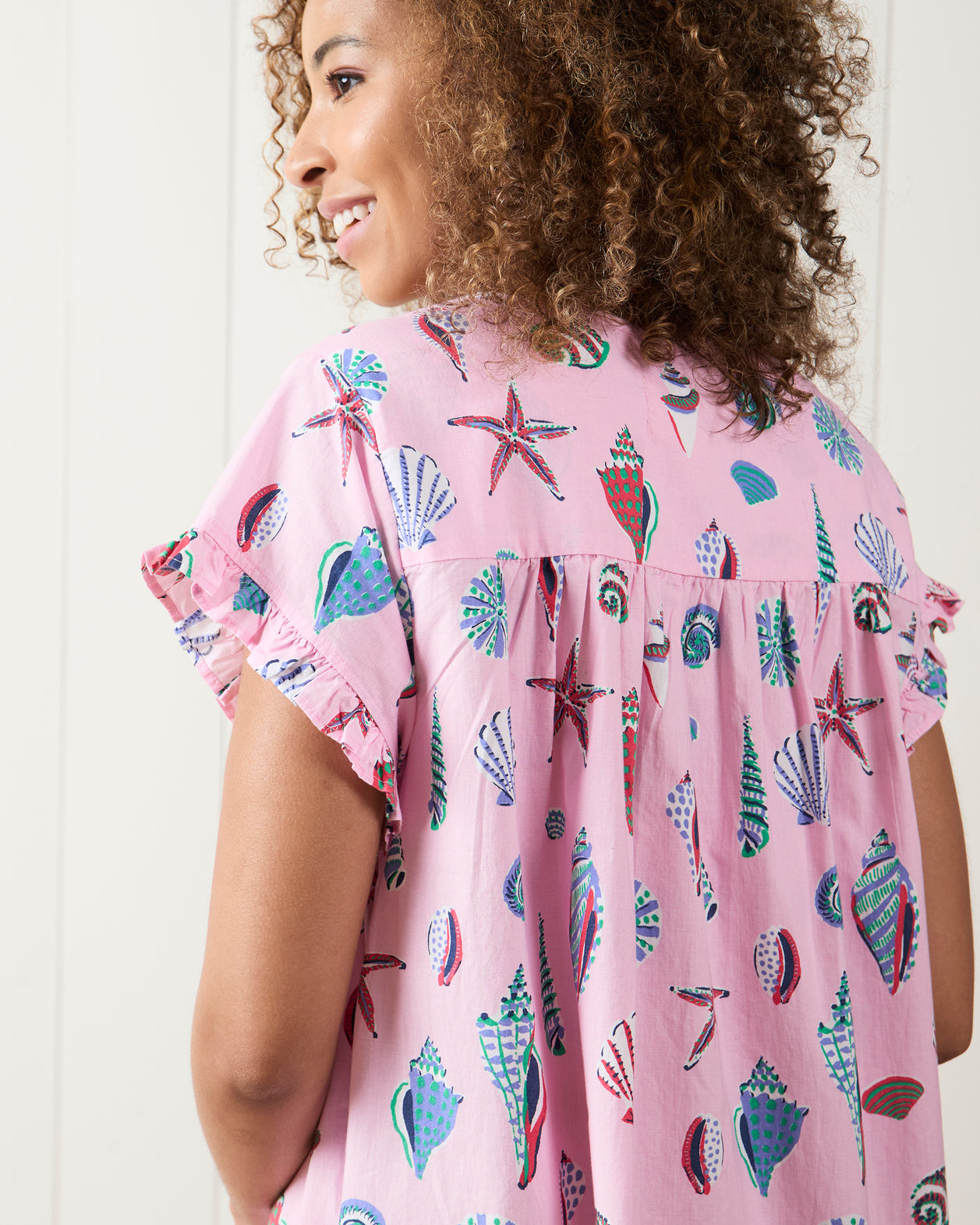 Beachcomber - Pintuck Nightgown - Pink Sand - Printfresh