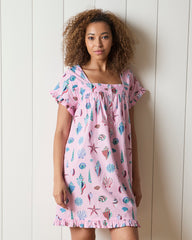 Beachcomber - Pintuck Nightgown - Pink Sand - Printfresh