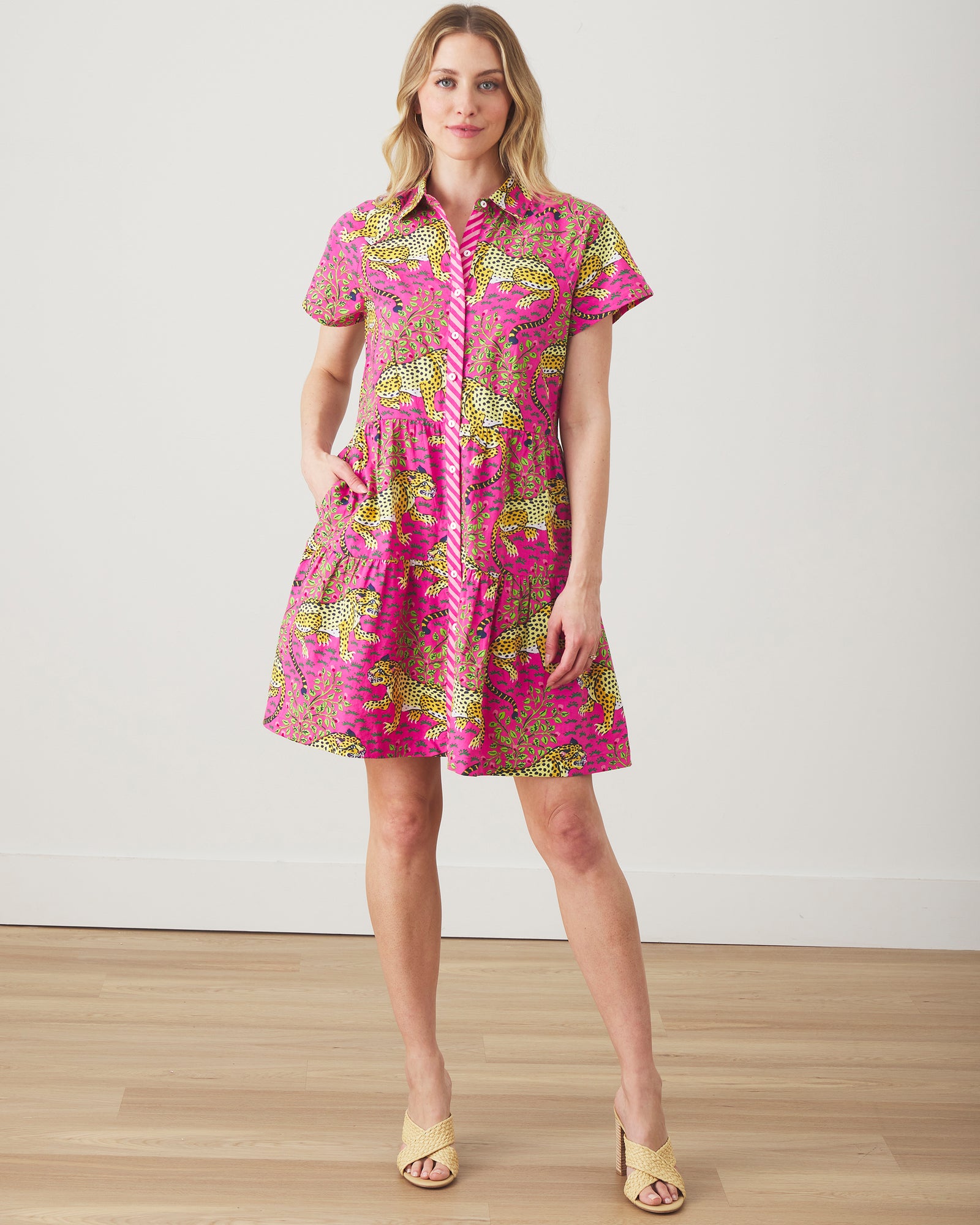 Bagheera - Easy Elegance Dress - Hot Pink - Printfresh