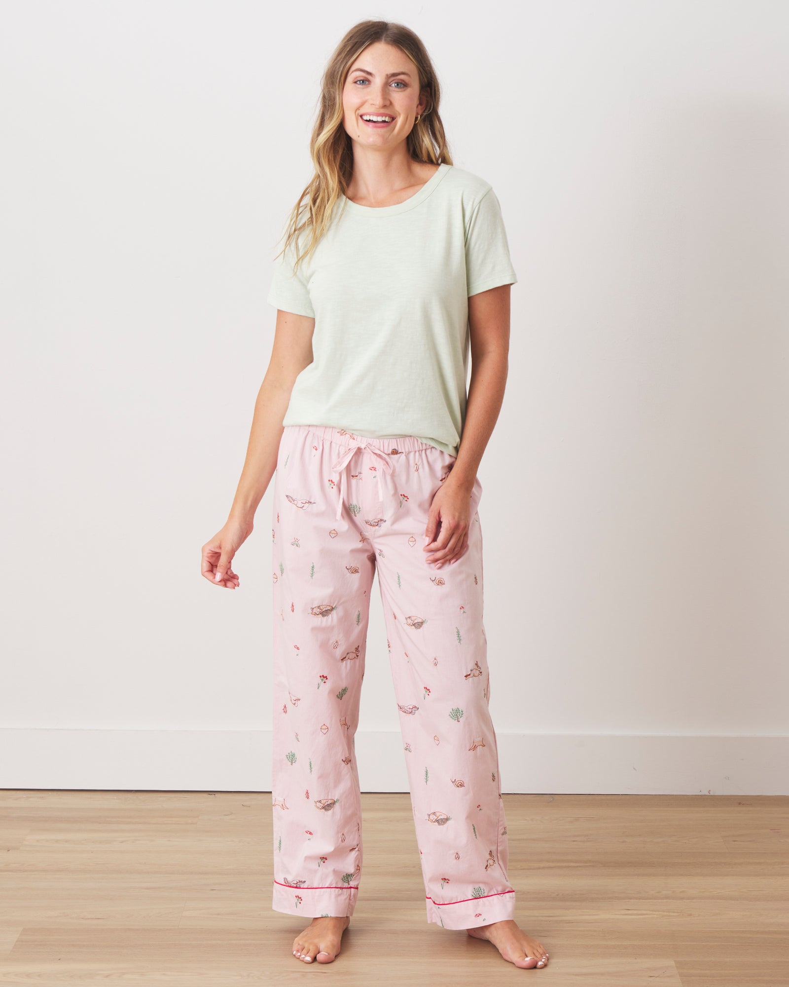 Woodland Storybook - PJ Pants - Blush - Printfresh