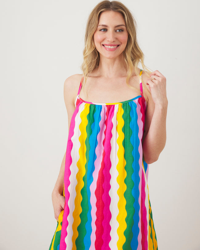 Daily Disco - Cami Nightgown - Rainbow - Printfresh