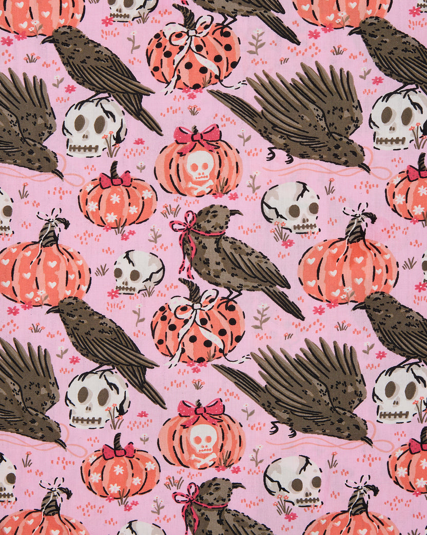 Sleepy Hollow - Ruffle Shorts - Nevermore Pink - Printfresh