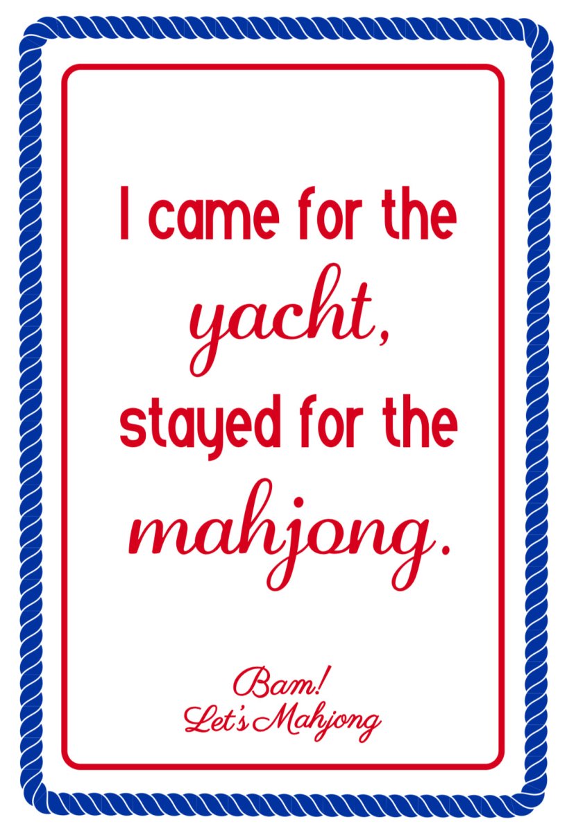Coastal Mahjong Tile Shufflers | Set of 2 | Bam! Let’s Mahjong®