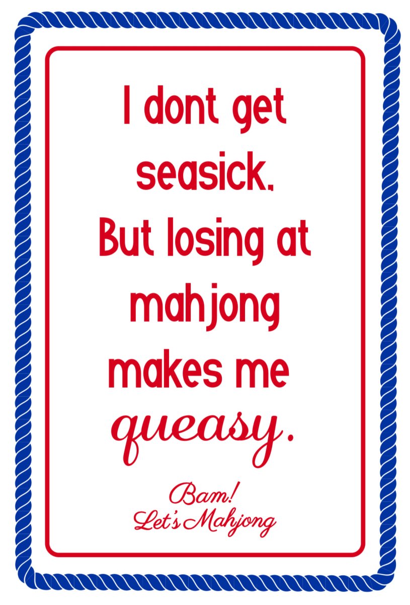 Coastal Mahjong Tile Shufflers | Set of 2 | Bam! Let’s Mahjong®