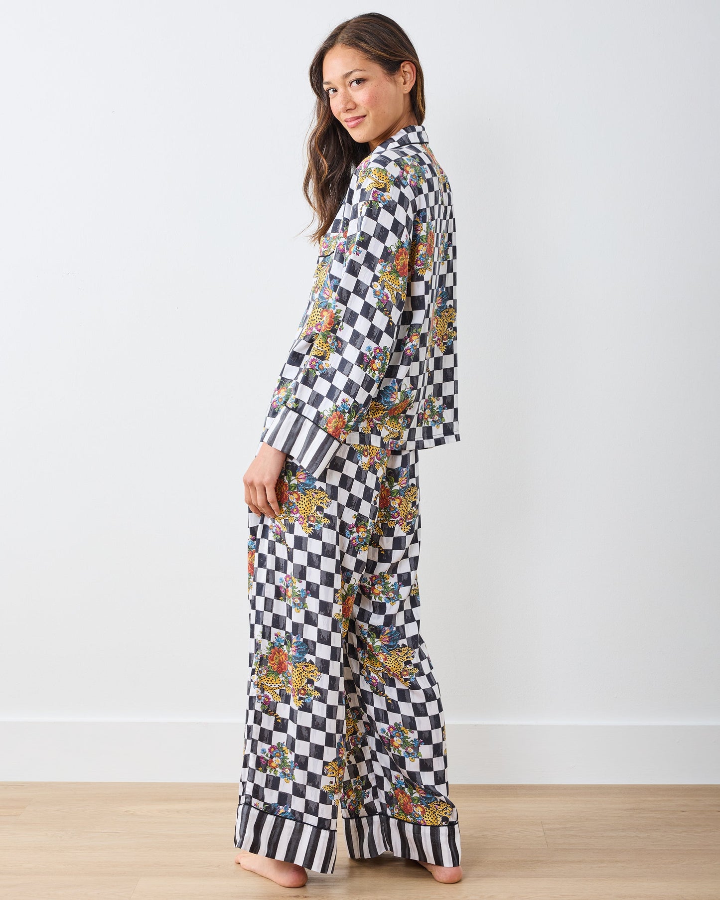 Courtly Check Bagheera - Eco Satin Soho Set - Floral