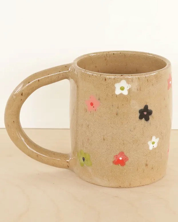 Ditsy Combo - Handmade Ceramic Ditsy Floral Mug - Nightshift Ceramics - Printfresh
