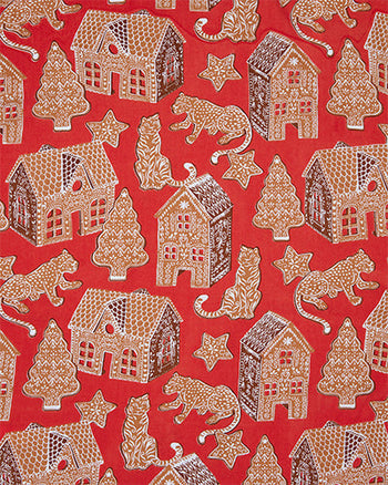 GingerBread Party - Gift Sack - Ruby - Printfresh