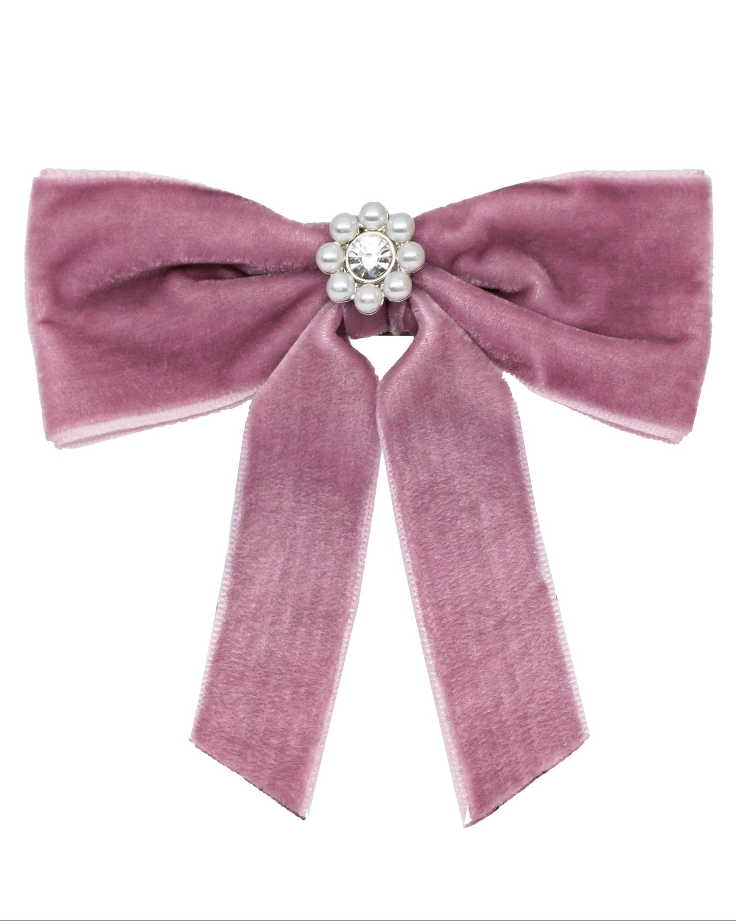 Baby Mauve - Emi Jay Mini Iconic Velvet Bow - Emi Jay - Printfresh