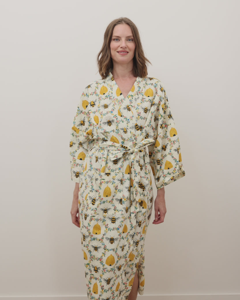Sweet Bee - Robe - Cream