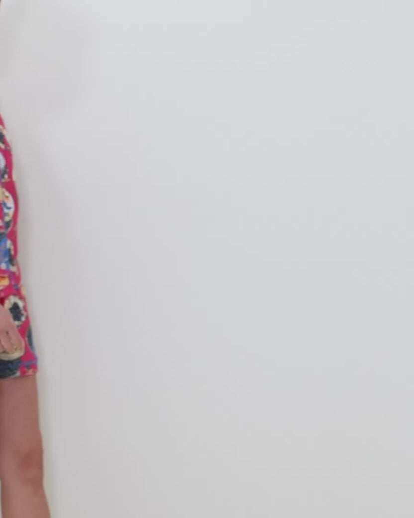 Champagne & Caviar - Organic Pima Modal Knit Short PJ Set - Hot Pink