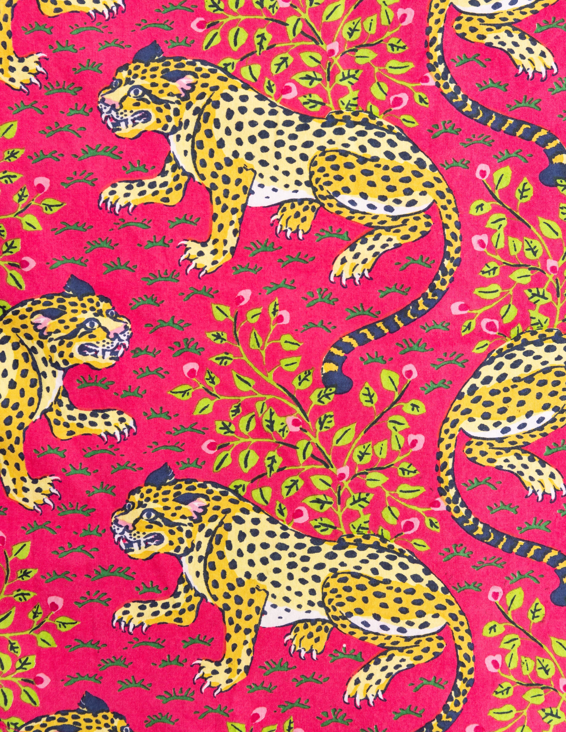 Victoria's secret animal leopard print with neon pink inside swim bottoms  size s 