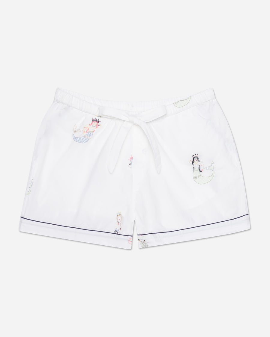 Daughters of Triton - Pajama Shorts - Cloud - Printfresh