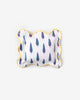 Cypress Leaf - Boudoir Decorative Pillow - Berry Blue - Printfresh