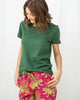 Saturday Tee - Knit T-Shirt - Basil - Printfresh