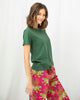 Saturday Tee - Knit T-Shirt - Basil - Printfresh