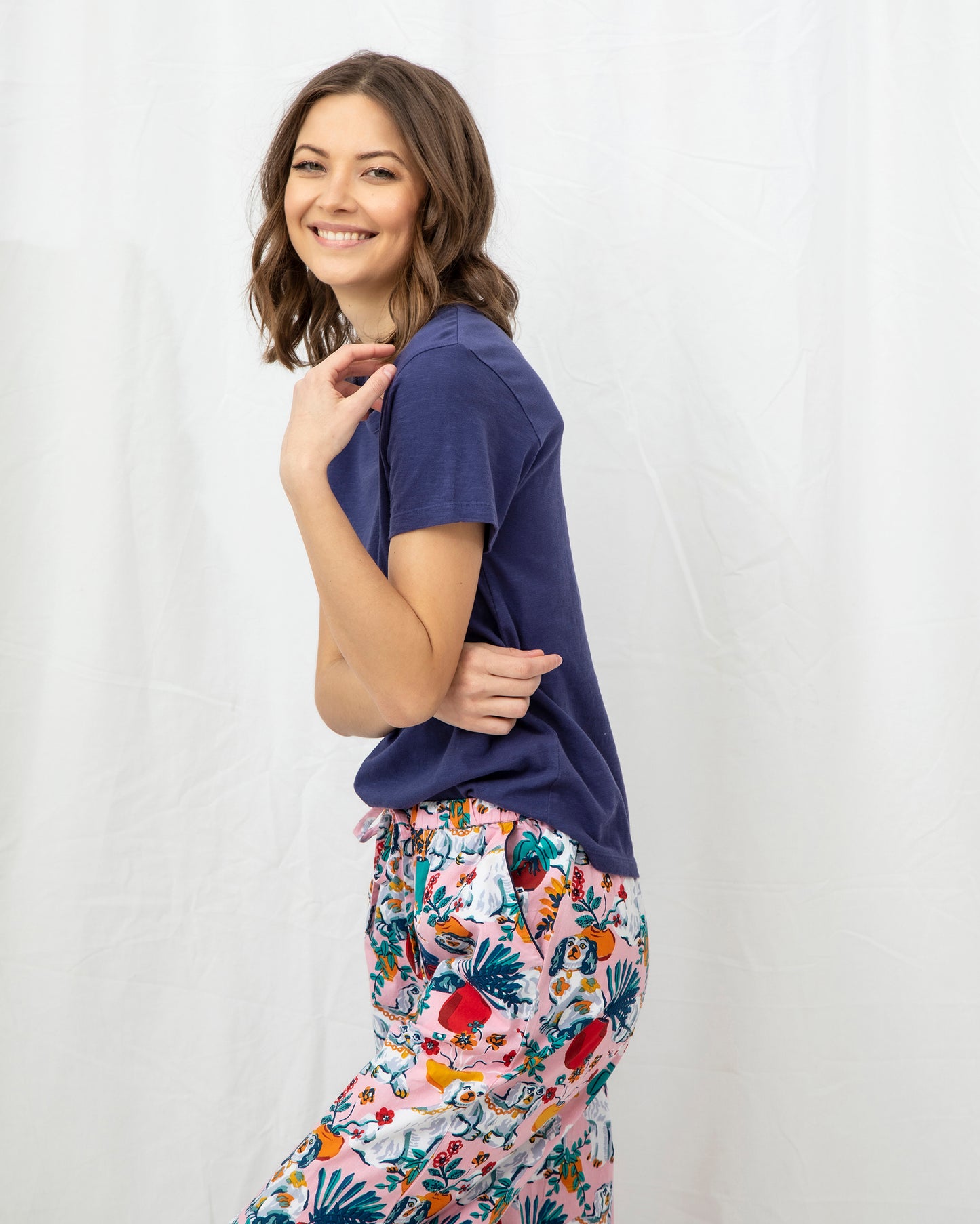 Saturday Tee - Knit T-Shirt - Indigo - Printfresh