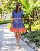 Zinnia - Walk in the Park Dress - Nautical Blue - Printfresh