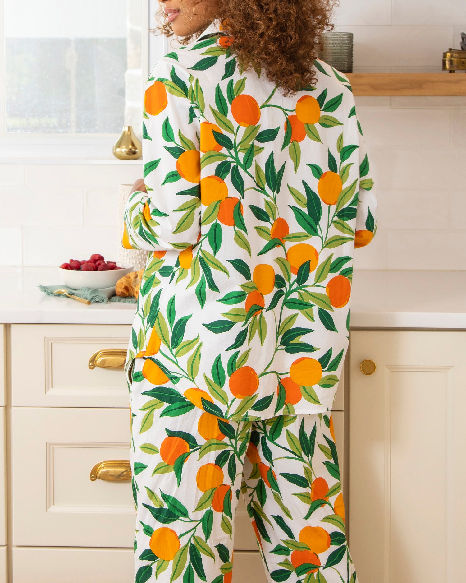 Clementine - Long Sleep Set - Cloud - Printfresh