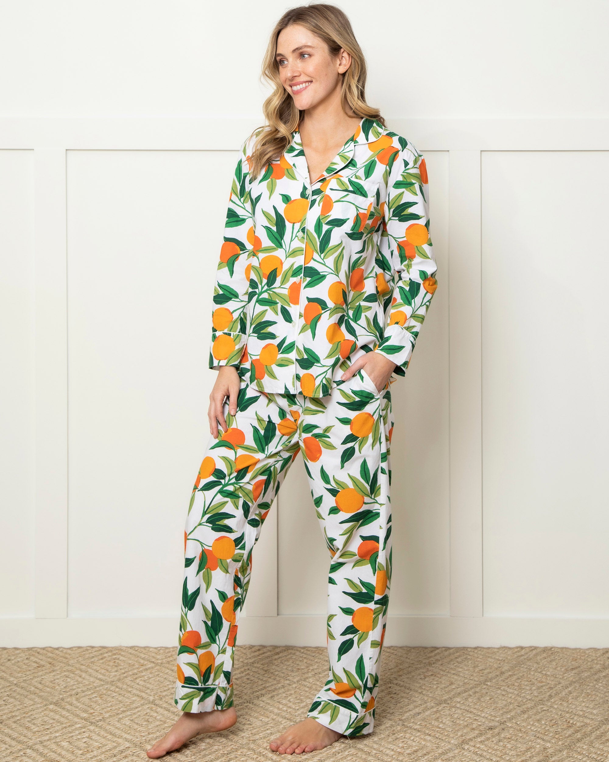 Clementine - Petite Long Sleep Set - Cloud - Printfresh