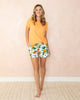 Clementine - Pajama Shorts - Cloud - Printfresh