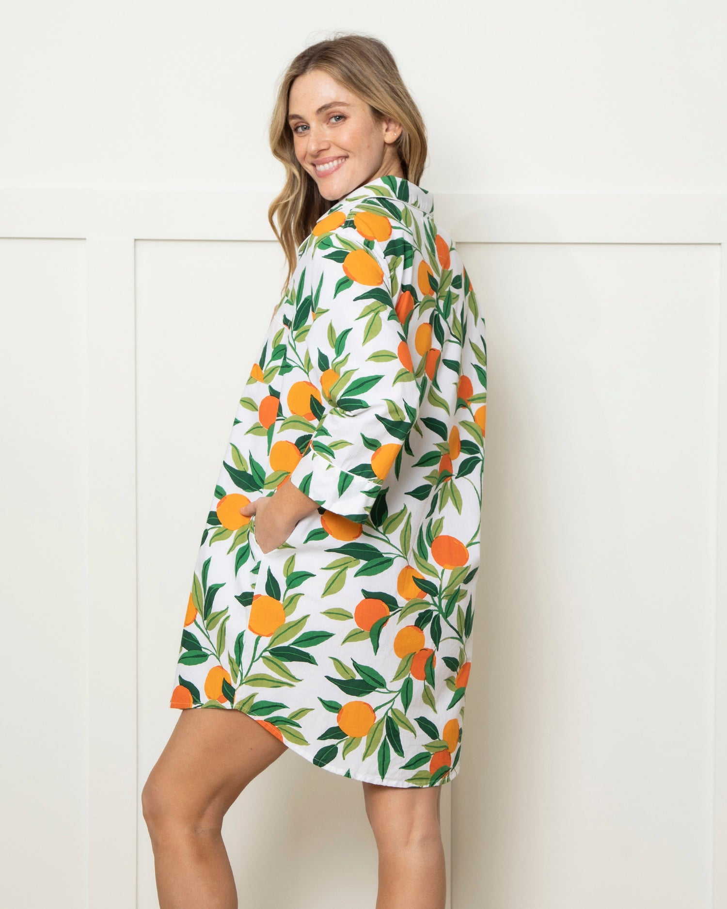 Clementine - Sleep Shirt - Cloud - Printfresh